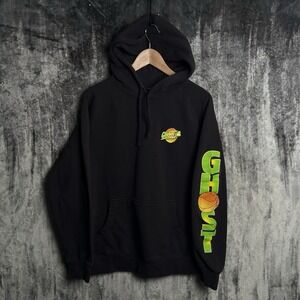 Ghost Space Jam Collab Monstars Pullover Hoodie Sweatshirt Medium Black